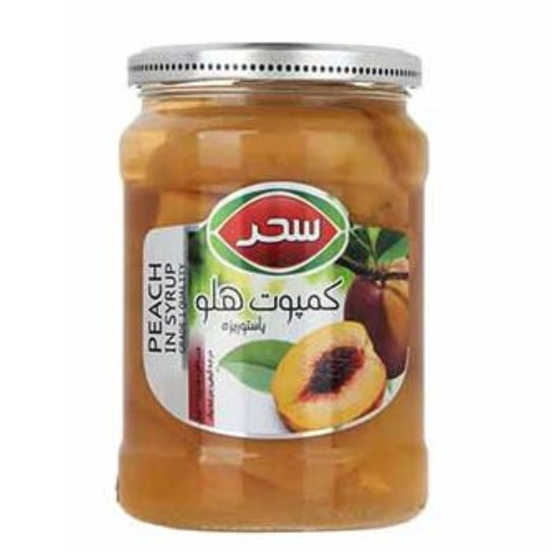 PEACH COMPOTE IN SYRUP